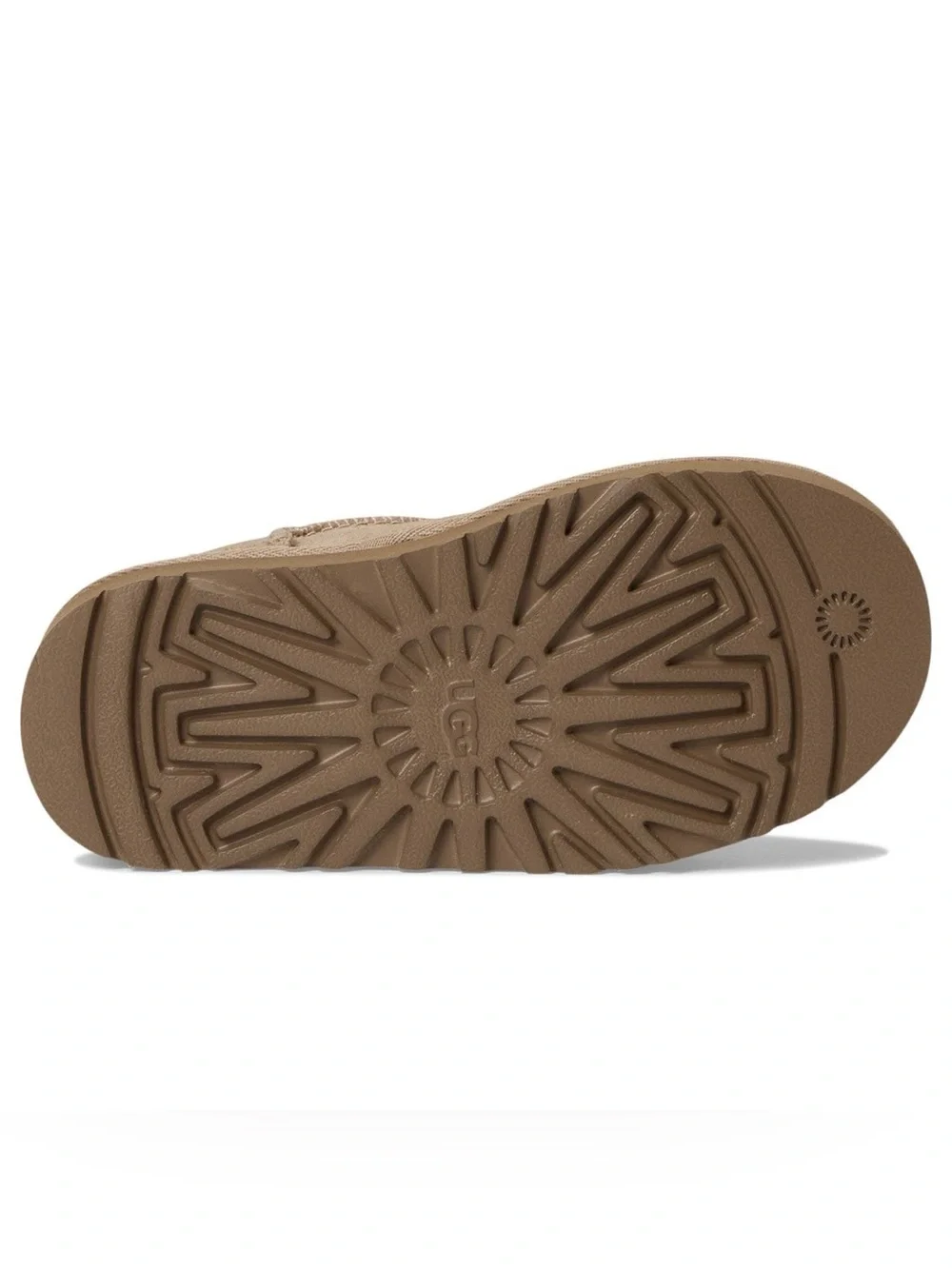 UGG Kids Classic Ultra Mini Platform Booties in Sand Size 2